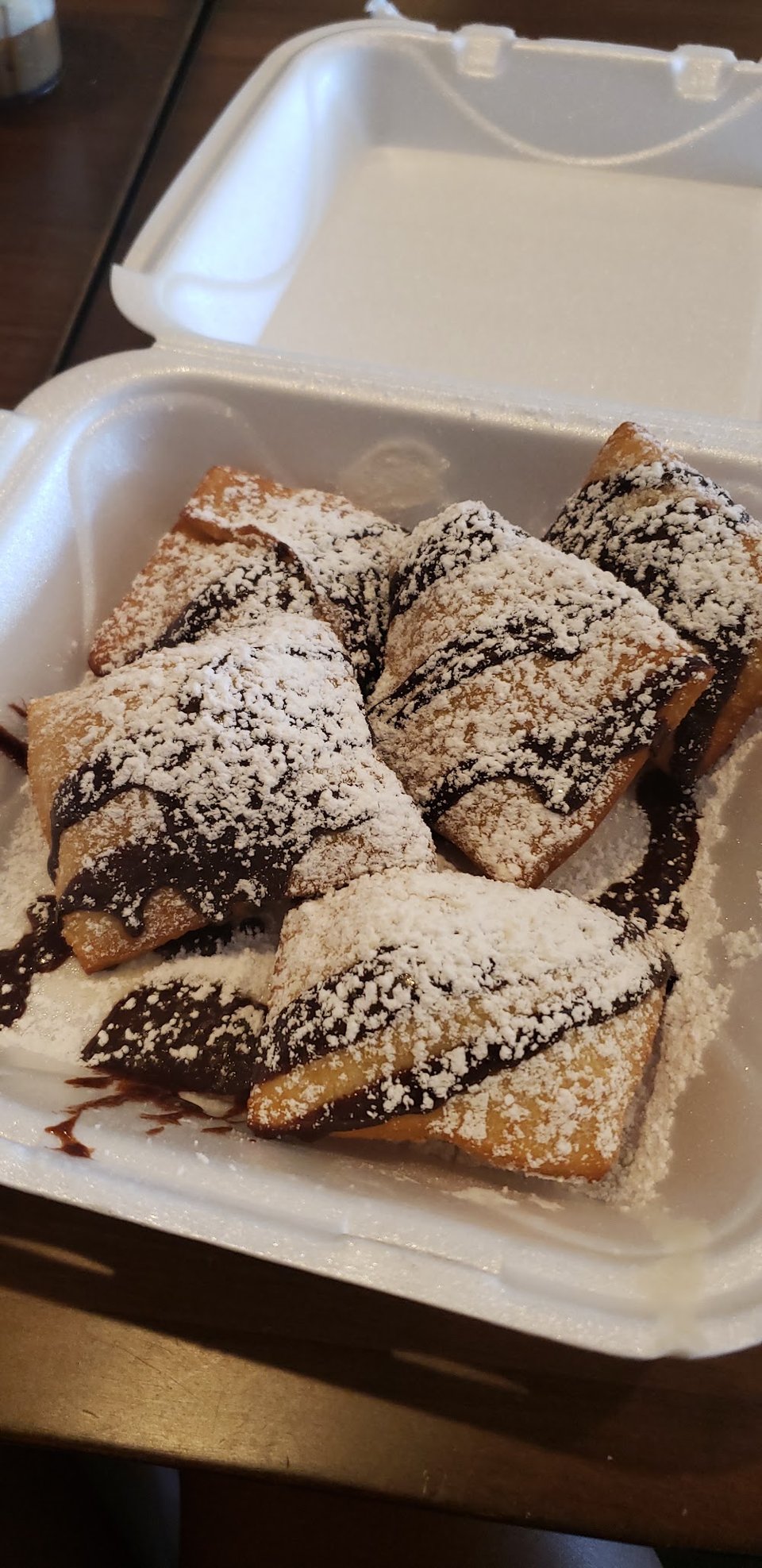Beignets & Chocolate Sauce
